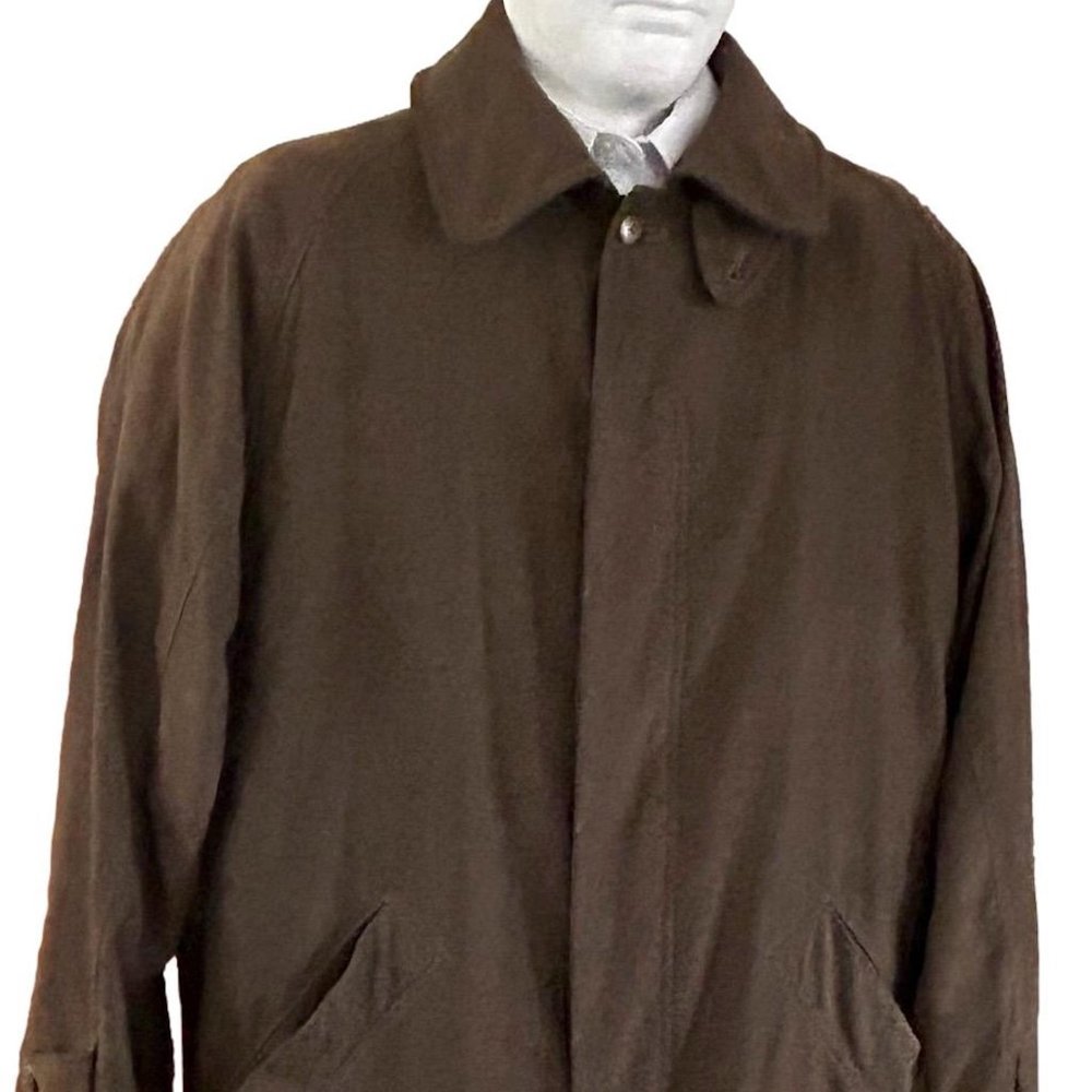 Kenneth Barnard Ltd NYC, 44R, Single Breasted, Double Lined, Chocolate Trench